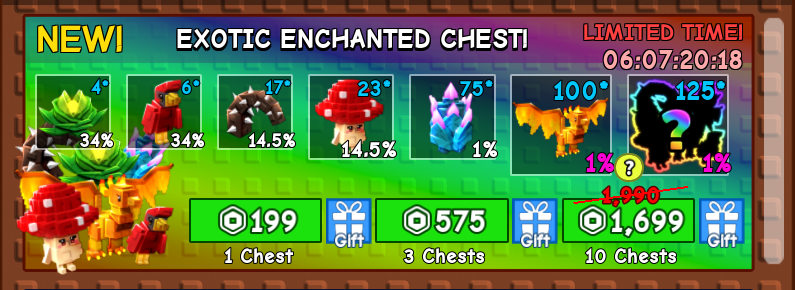 Exotic Enchanted Chest3 กล่อง